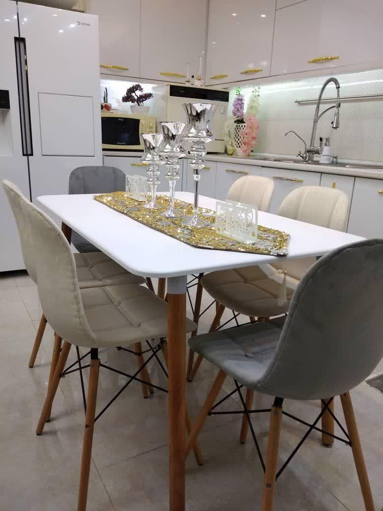 میز و صندلی مدل آریا پارچه ای|میز و صندلی غذاخوری|اصفهان, جویباره|دیوار