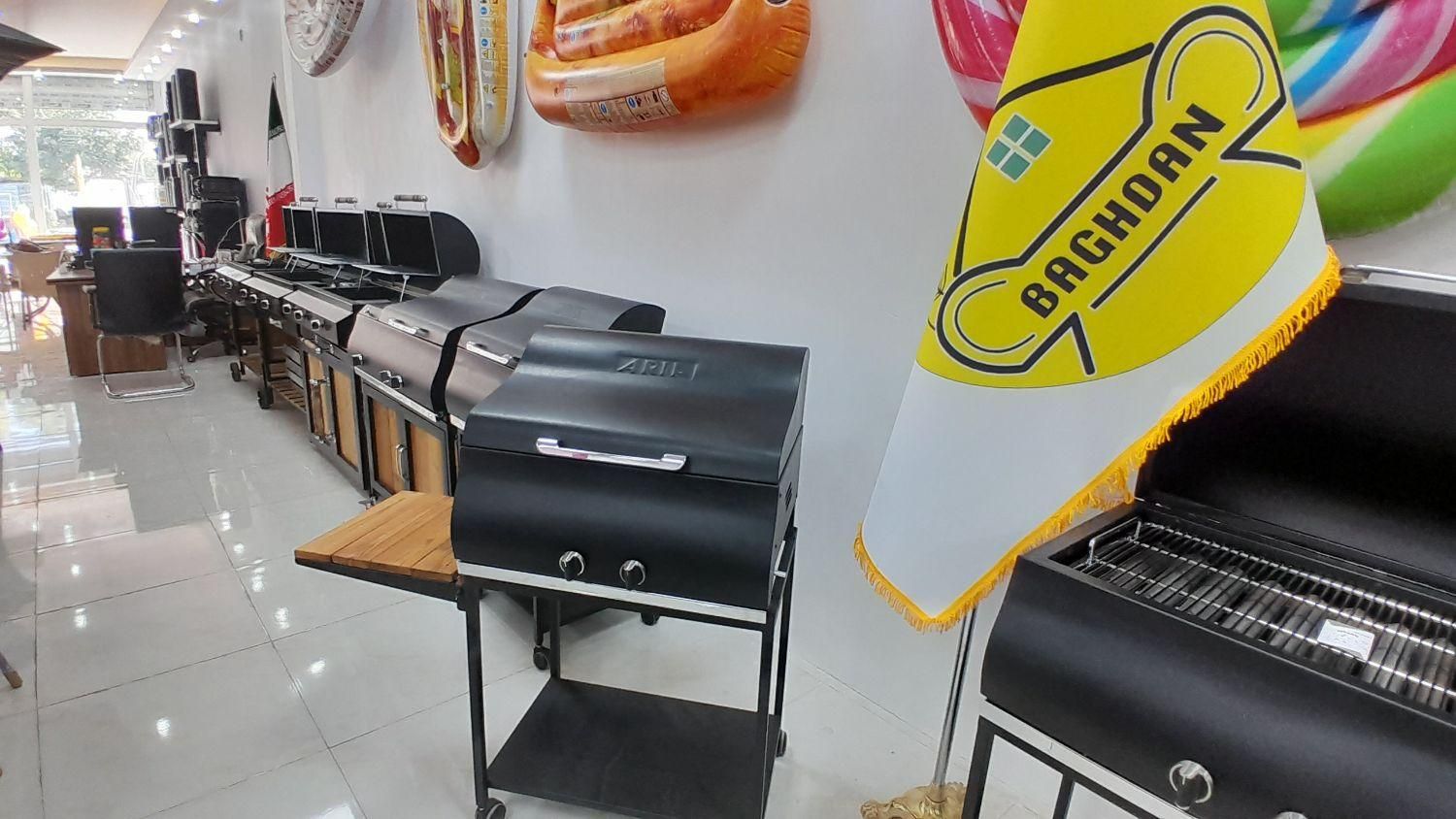 کبابپز ۶۰ گازی باربیکیو/درب پیانویی/ترمو|اجاق گاز و لوازم برقی پخت‌وپز|چهارباغ, |دیوار