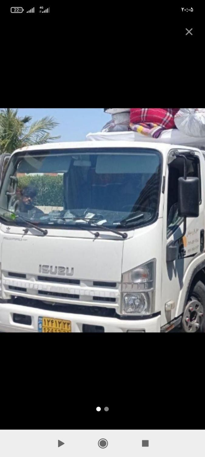 باربری کیشوندان  همراه باکارگر تضمینی ششچرخ بزرگ|خدمات حمل و نقل|کیش, |دیوار