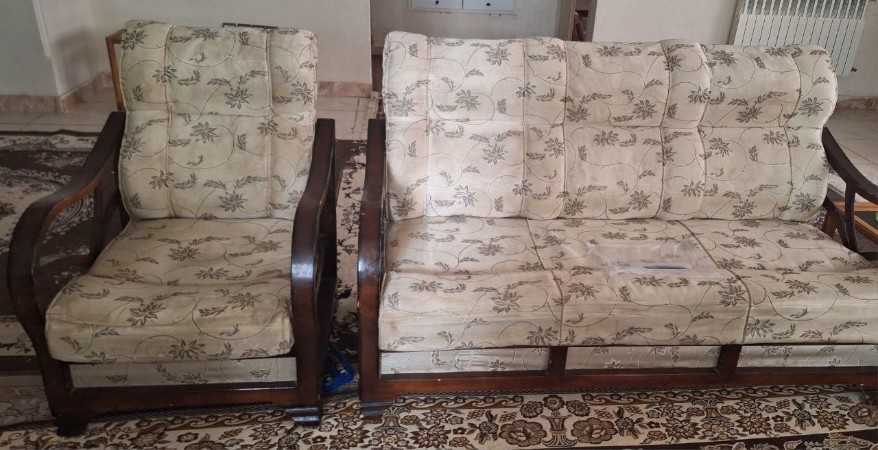 مبل ۷ نفره کارکرده|مبلمان خانگی و میز عسلی|کرمانشاه, |دیوار