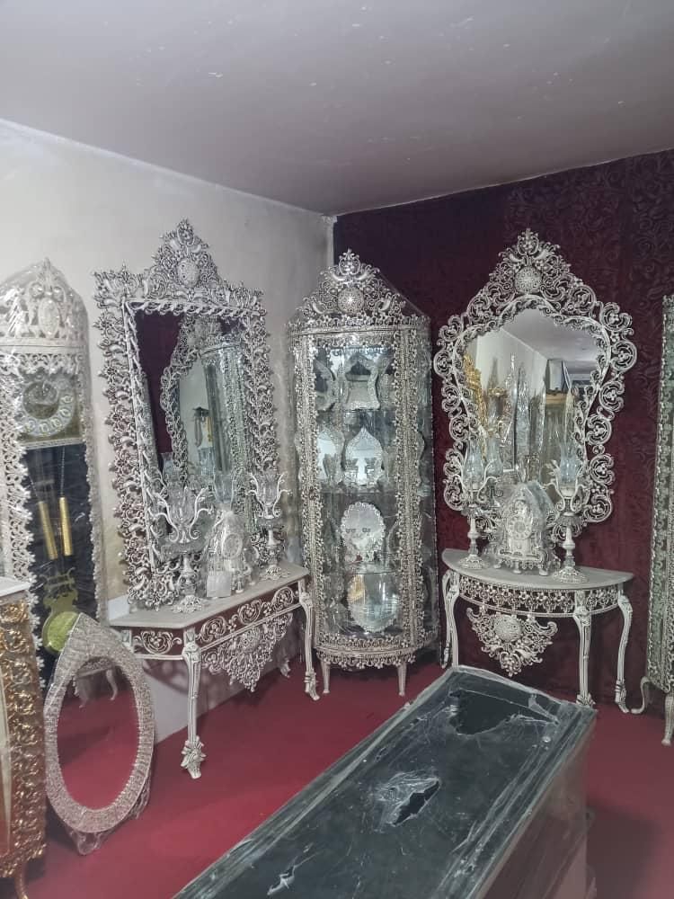اینه کنسول برنزی|بوفه، ویترین، کنسول|شیراز, بریجستون|دیوار