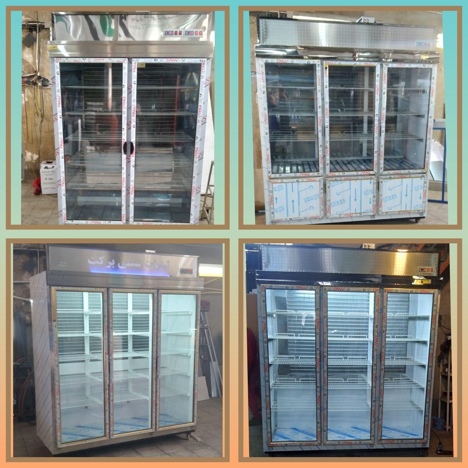 یخچال فریزر ایستاده پرده هوا مکعبی کبابی صندوقی|فروشگاه و مغازه|چهاردانگه (تهران), |دیوار
