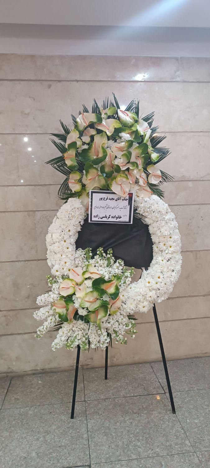 تاج گل پنجره ختم ترحیم،تبریک عزا نمایشگاه،افتتاح ارکیده|گل و گیاه طبیعی|تهران, بازار|دیوار