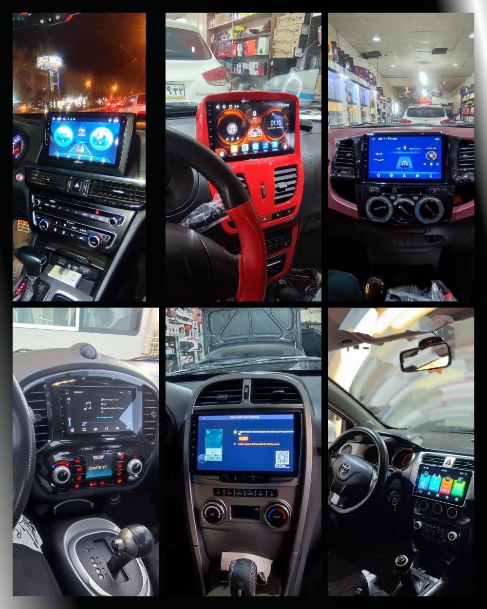 مانیتور فابریک ماشین و خودرو اندروید با دوربین عقب|قطعات یدکی و لوازم جانبی|مشهد, فرهنگ|دیوار