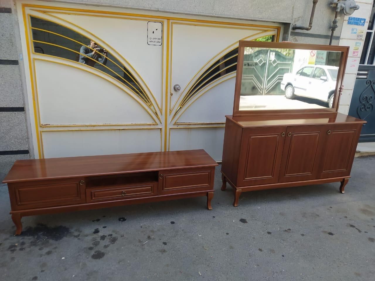 کنسول آینه ست میز تی وی رنگی|بوفه، ویترین، کنسول|کرج, پیشاهنگی|دیوار