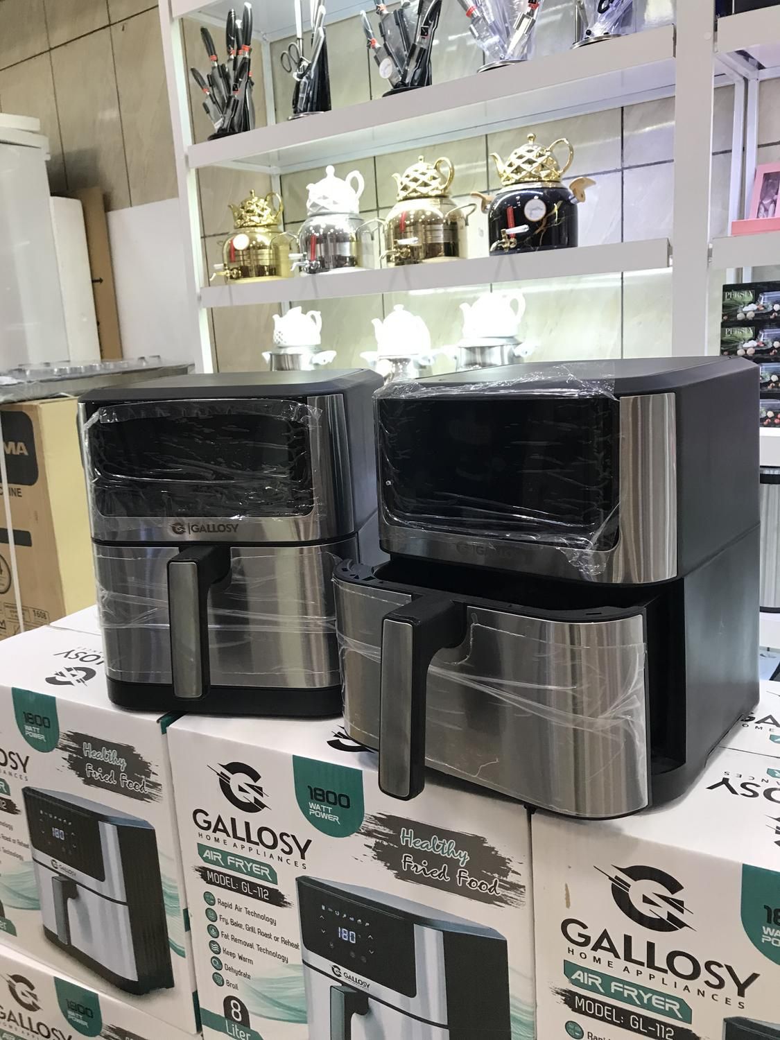 سرخ کن هواپز گلوسی 8لیتری بدون روغن باارسال سرخکن|اجاق گاز و لوازم برقی پخت‌وپز|مشهد, شهید آوینی|دیوار