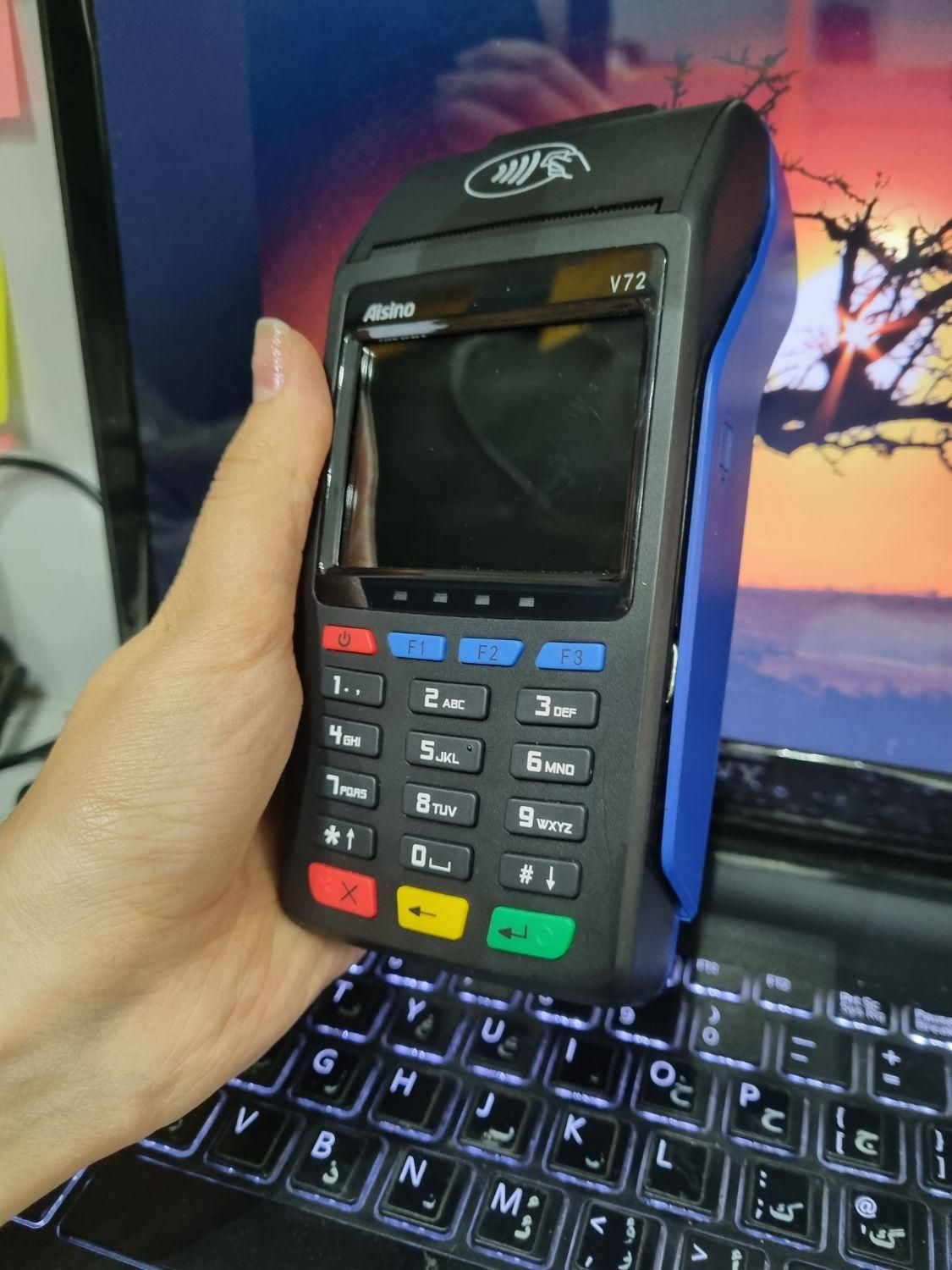 دستگاه کارتخوان V72 اکبند با یک سال گارانتی|فروشگاه و مغازه|خوی, |دیوار