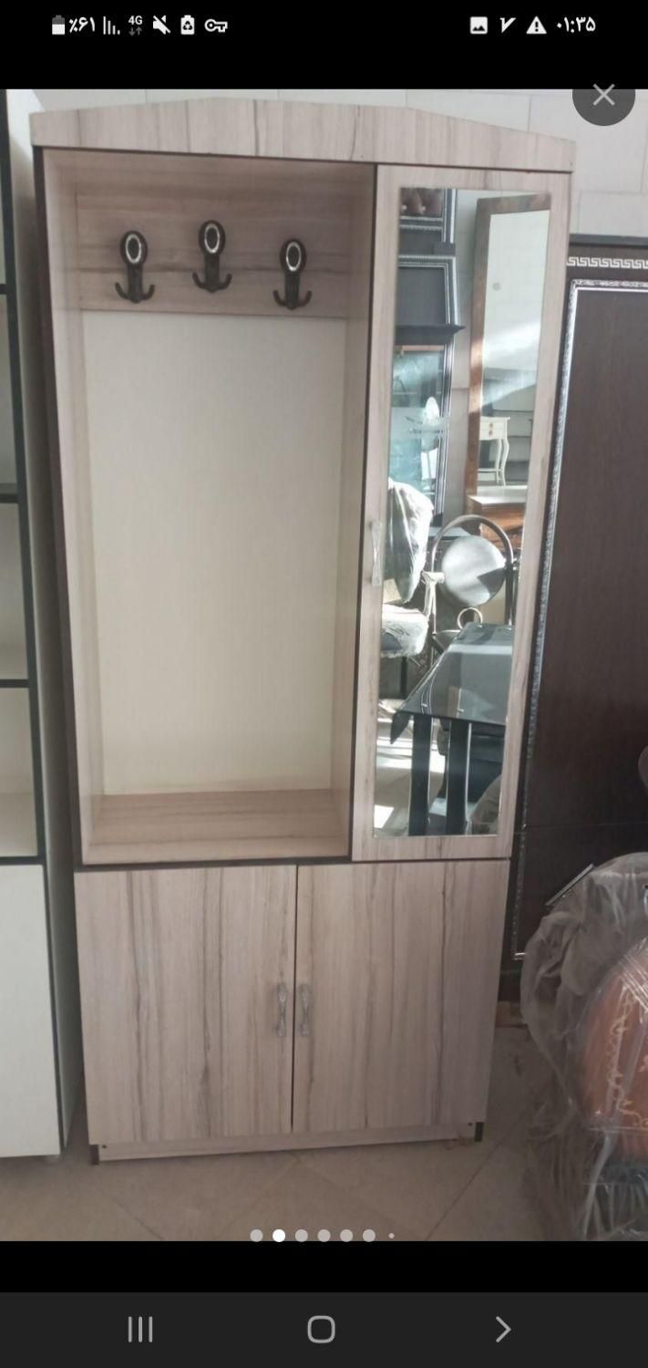جالباسی آینه دار|بندرخت و رخت‌آویز|یزد, |دیوار