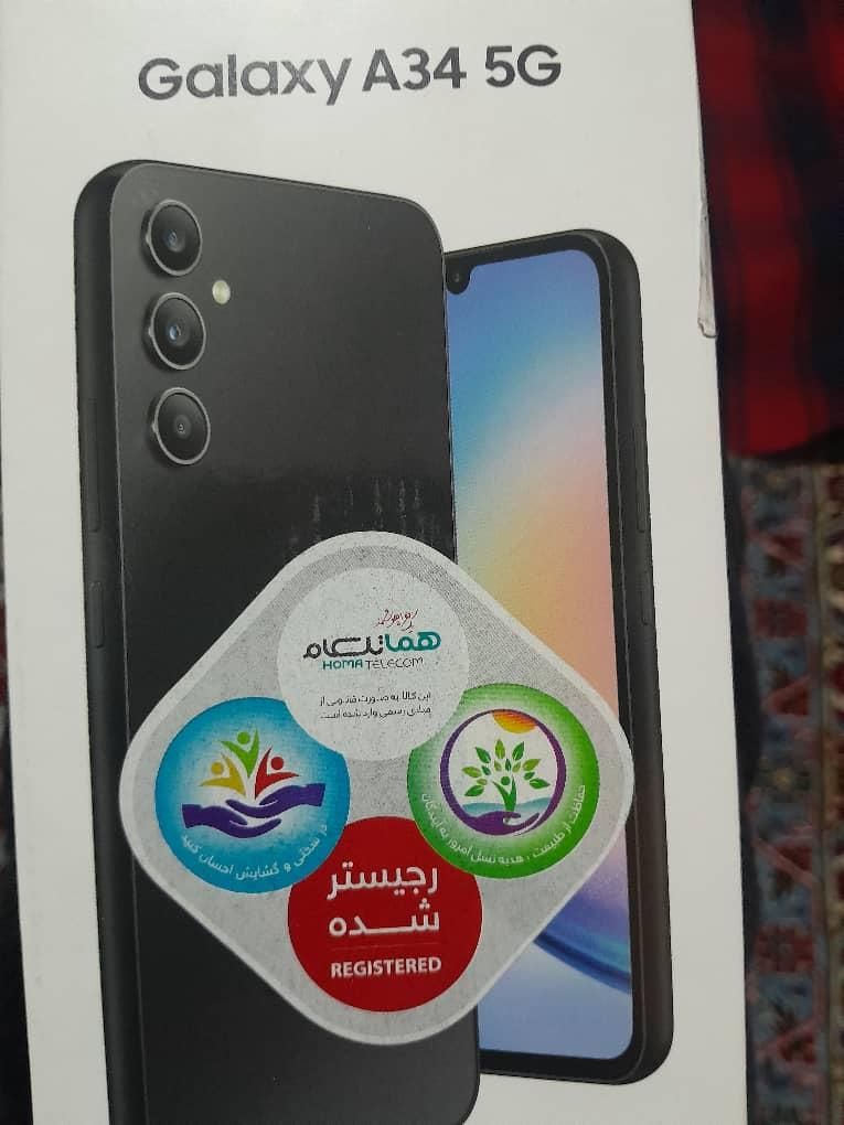 گوشی a34 ۸/۲۵۶ نو بدون کارکرد|موبایل|تهران, فدک|دیوار