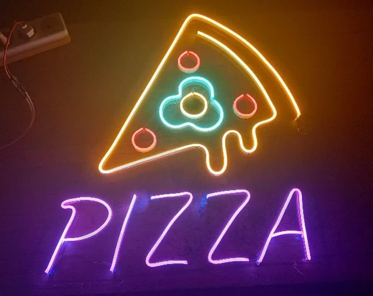 تابلو ال ای دی نئون همبرگر بال پاچین|فروشگاه و مغازه|اصفهان, بوستان ناژوان|دیوار