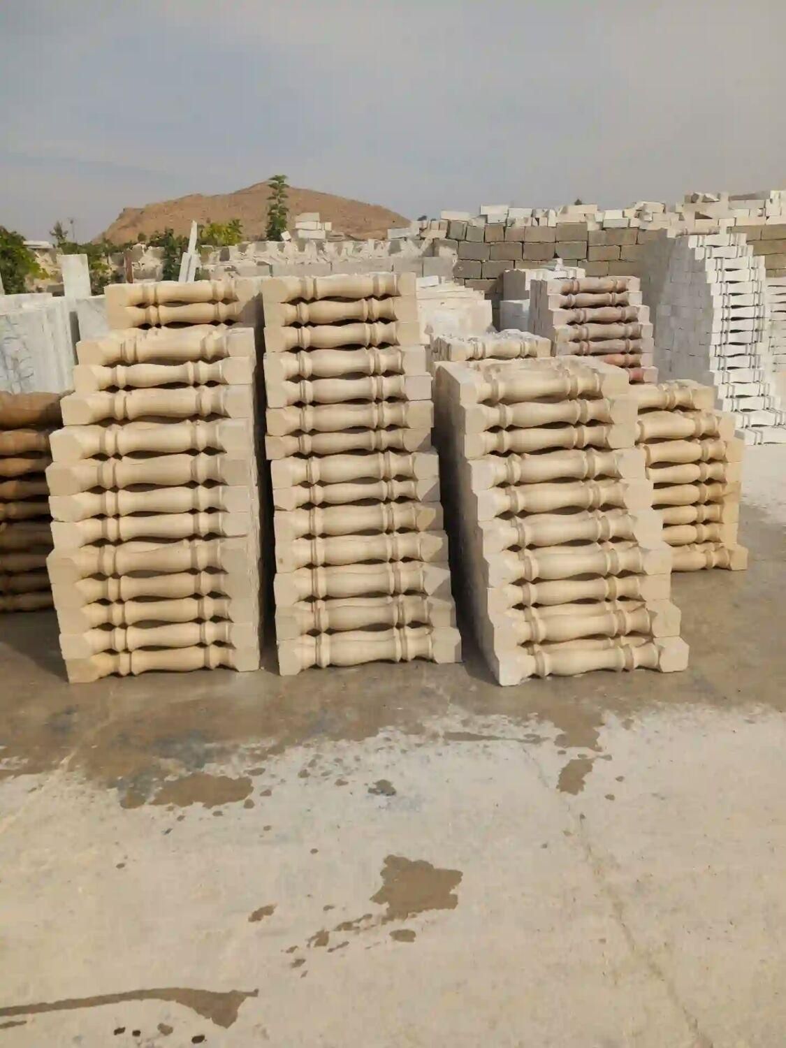 سنگ، نما ساختمانی، نرده سنگی، پله، صراحی|مصالح و تجهیزات ساختمان|کازرون, |دیوار