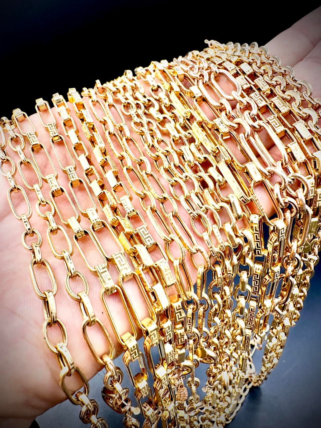 زنجیر ورساچ 11/080گرم طلا بدون اجرت|جواهرات|تهران, شهرک ولیعصر جنوبی|دیوار