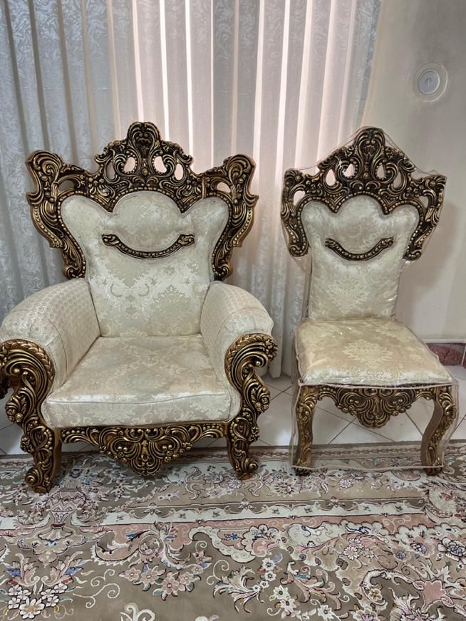 مبلمان سلطنتی ۹نفره گل داماس|مبلمان خانگی و میز عسلی|فردیس, |دیوار