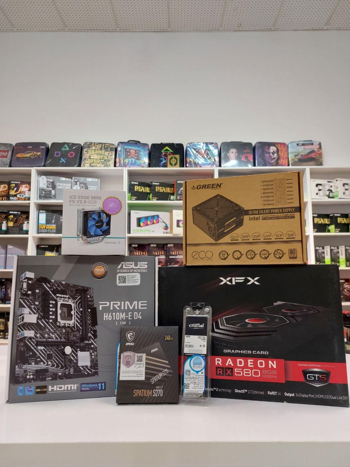 کیس گیمینگ نسل 12 با گرافیک Rx580|رایانه رومیزی|مشهد, حجت|دیوار