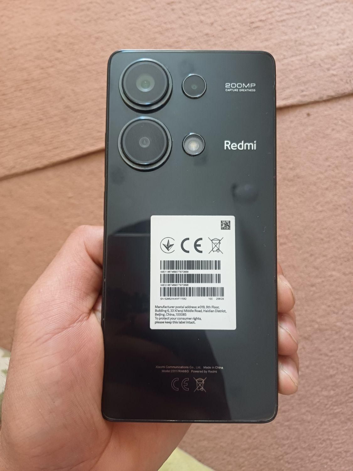 شیائومی Redmi Note 13 Pro با حافظهٔ ۲۵۶ گیگابایت|موبایل|تهران, اراج|دیوار