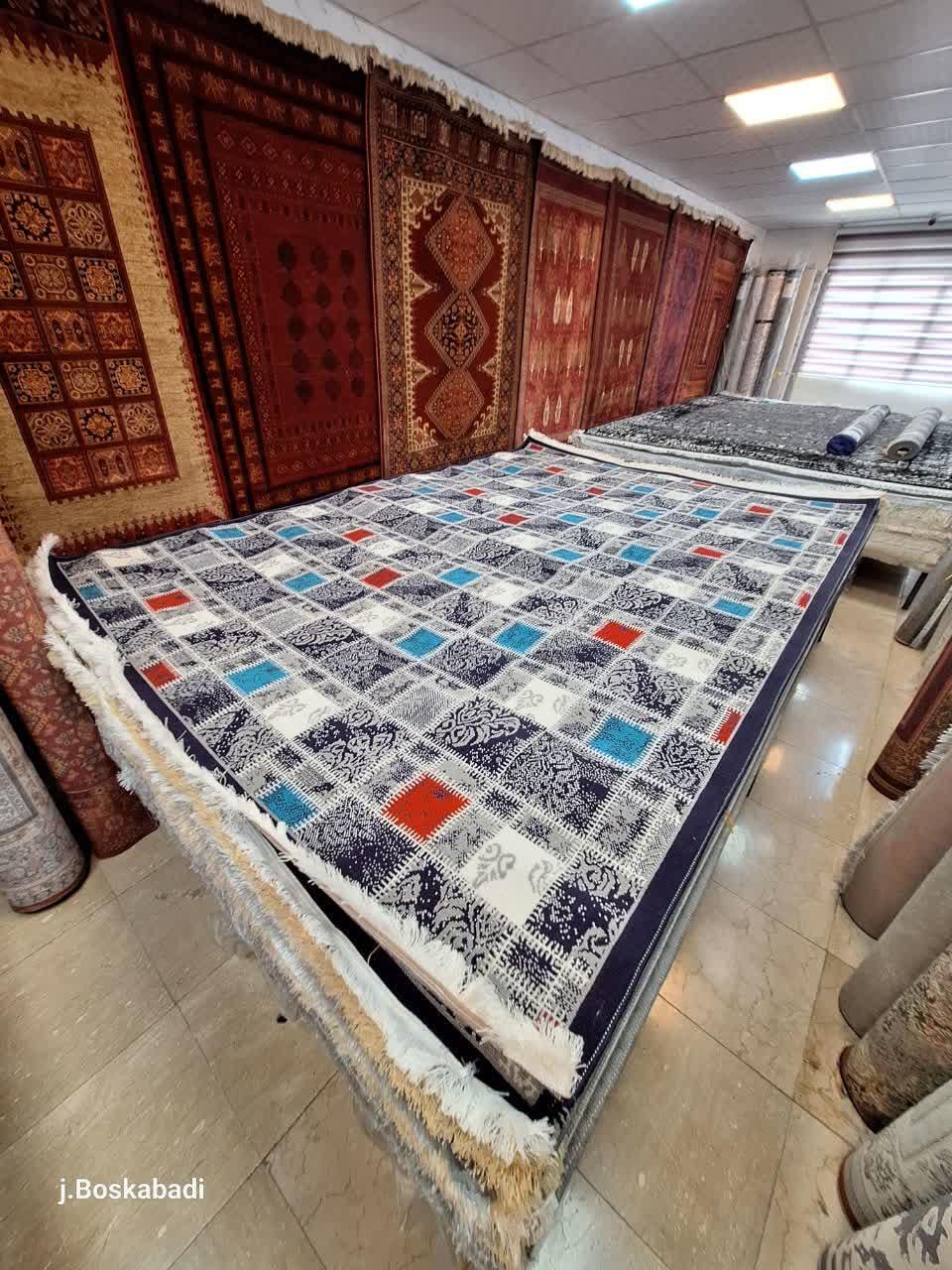 گلیم ۹متری لوزی کد 003|گلیم، جاجیم، گبه|مشهد, امیر|دیوار