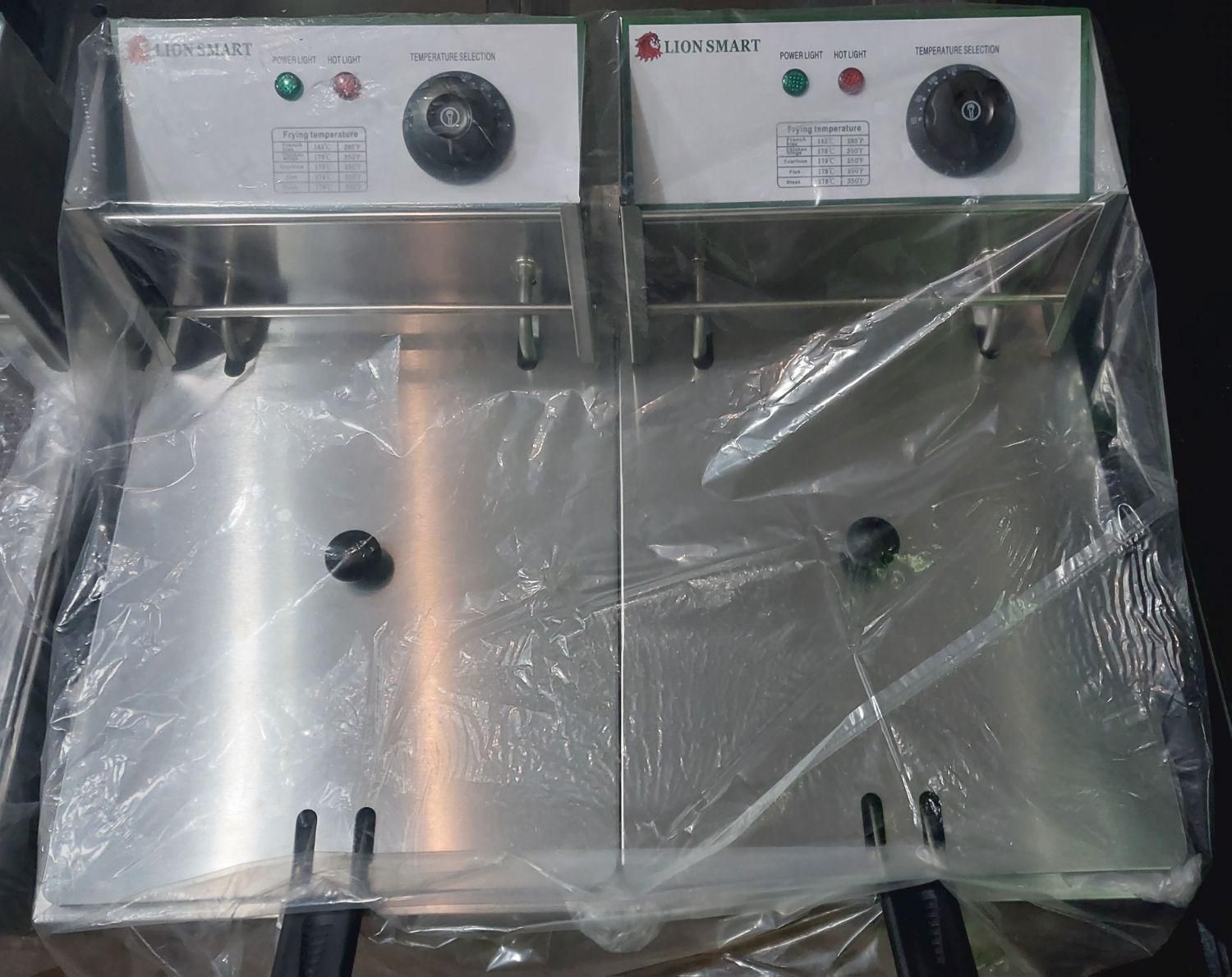 سرخ کن دو لگنه برقی برند خارجی اسمارت نو و آکبند|کافیشاپ و رستوران|رشت, استادسرا|دیوار