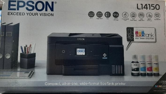 پرینتر ۴کاره آکبندEpson L14150 A3دورو.وایرلس.مخزن|پرینتر، اسکنر، کپی، فکس|مشهد, شهرک رازی (شهرک غرب)|دیوار