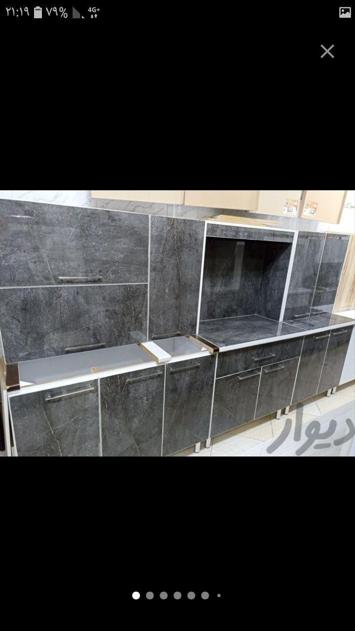 کابینت آماده ام دی اف و های گلاس|مصالح و تجهیزات ساختمان|کرمان, |دیوار