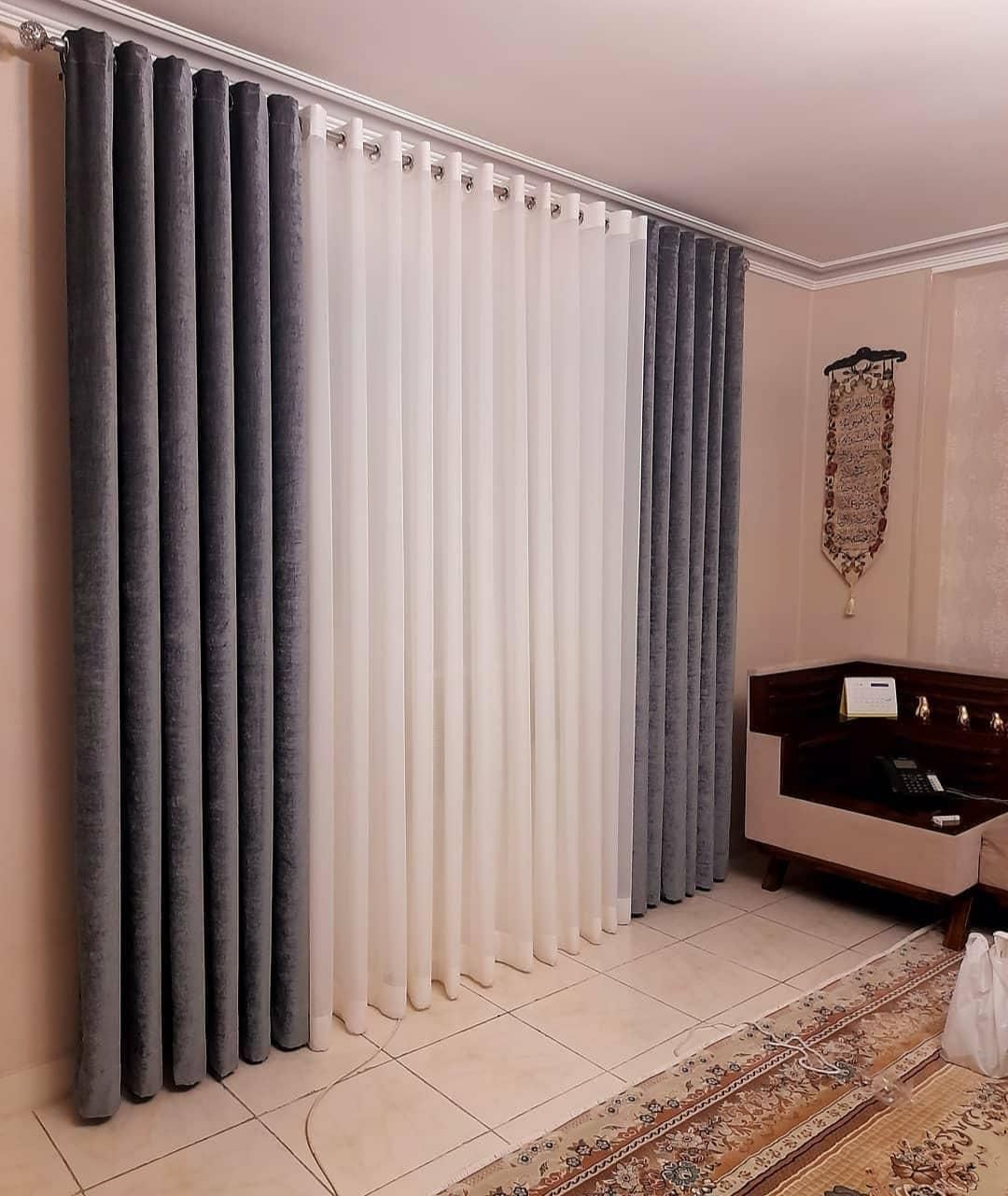 پرده پذیرایی پرده آماده عرض۳|پرده، رانر، رومیزی|تهران, عبدل‌آباد|دیوار