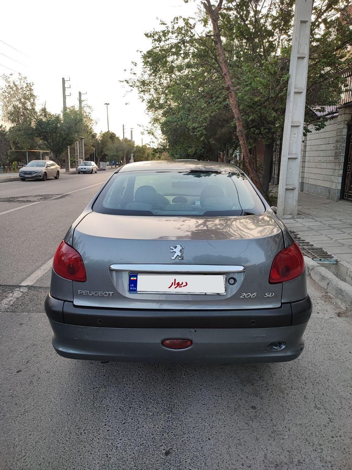 پژو 206 SD V8. مدل 93|خودرو سواری و وانت|تهران, نازی‌آباد|دیوار