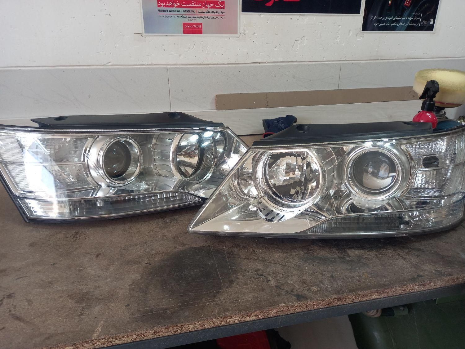 رفع زردی و کدری چراغ خودرو و چراغ استوک|خدمات پیشه و مهارت|یزد, |دیوار