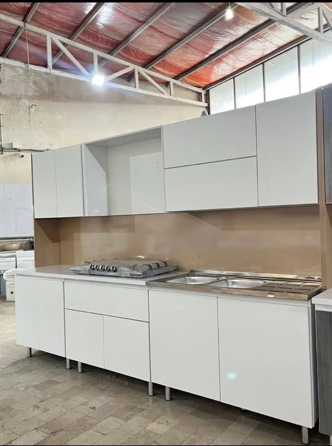 کابینت سجادبدنه فلزی ورق4میل درب چوبی مدل آرون شیک|مصالح و تجهیزات ساختمان|همدان, |دیوار