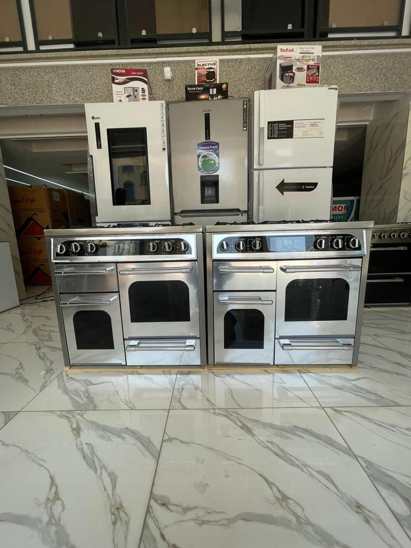 اجاق گاز طرح فر روسه استیل و نما استیل|اجاق گاز و لوازم برقی پختوپز|ملارد, |دیوار