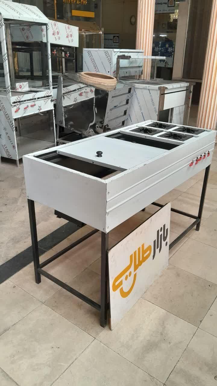 فر دیزی پز ۳۲ تایی بغل ۴ شعله اجاق صنعتی ساندویچی|کافیشاپ و رستوران|تهران, بیسیم|دیوار