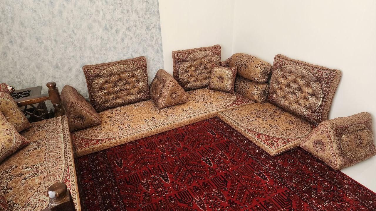 پشتی شاه نشین زری دار کد ۵۰۰۱ ترمه تراکم بالا سنتی|پشتی|مشهد, وکیل‌آباد|دیوار