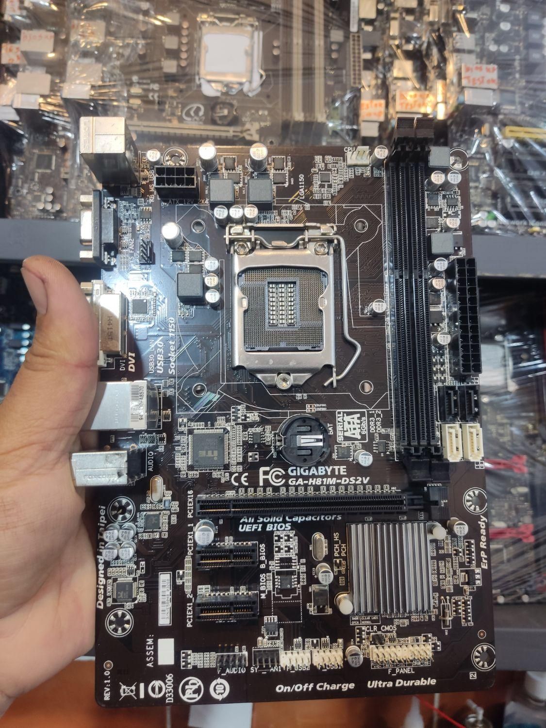 مادربرد h81 gigabyte گیگابایت نسل 4|قطعات و لوازم جانبی رایانه|ارومیه, |دیوار
