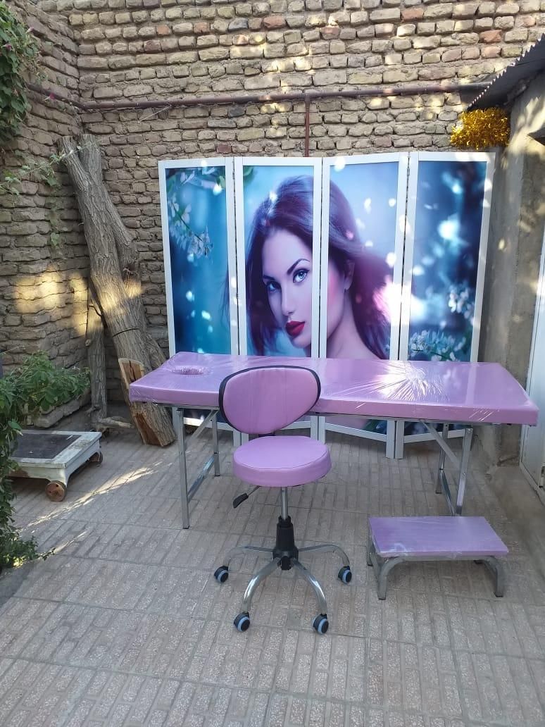 تخت تتو اپلاسیون ماساژ مژه لیزر معاینه پایه تاشو|آرایشی، بهداشتی، درمانی|مشهد, طرق|دیوار