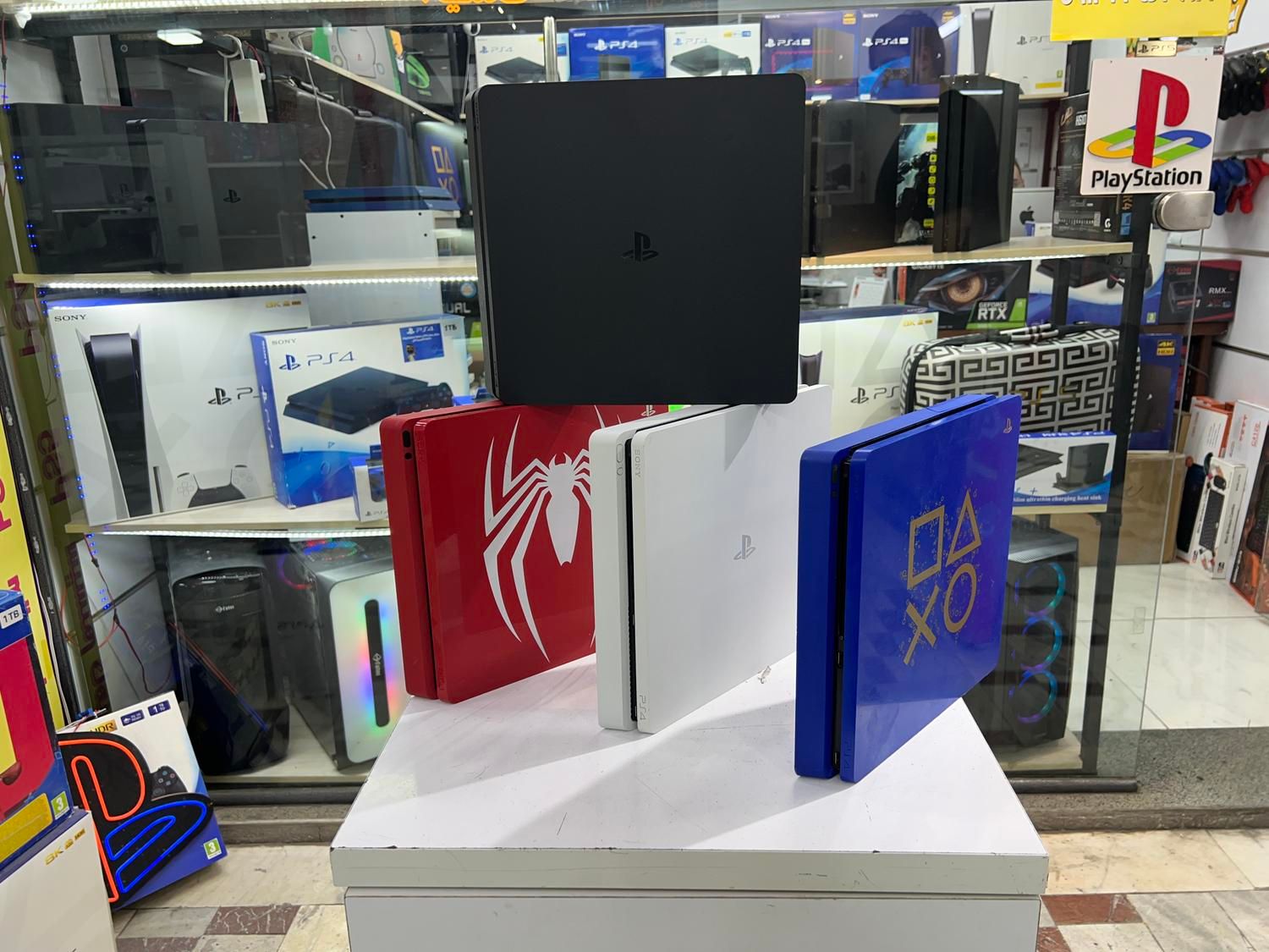 Ps4 اسلیم سونی ۴ یک ترابایت دسته اورجینال/اقساطی|کنسول، بازی ویدئویی و آنلاین|تبریز, |دیوار