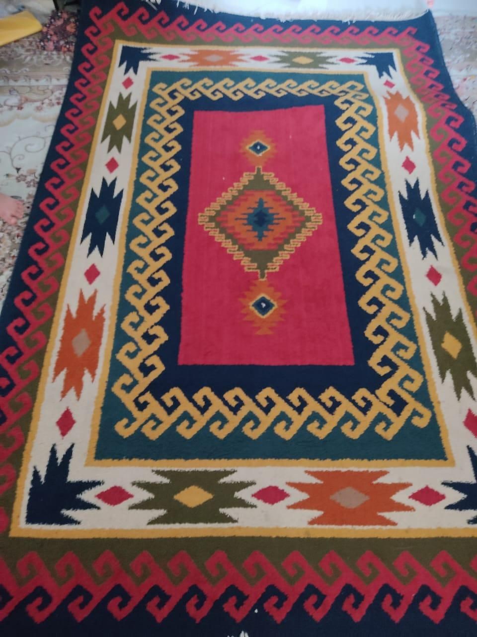 قالی ۴ متری دو عدد|فرش|شیراز, صاحب الزمان|دیوار
