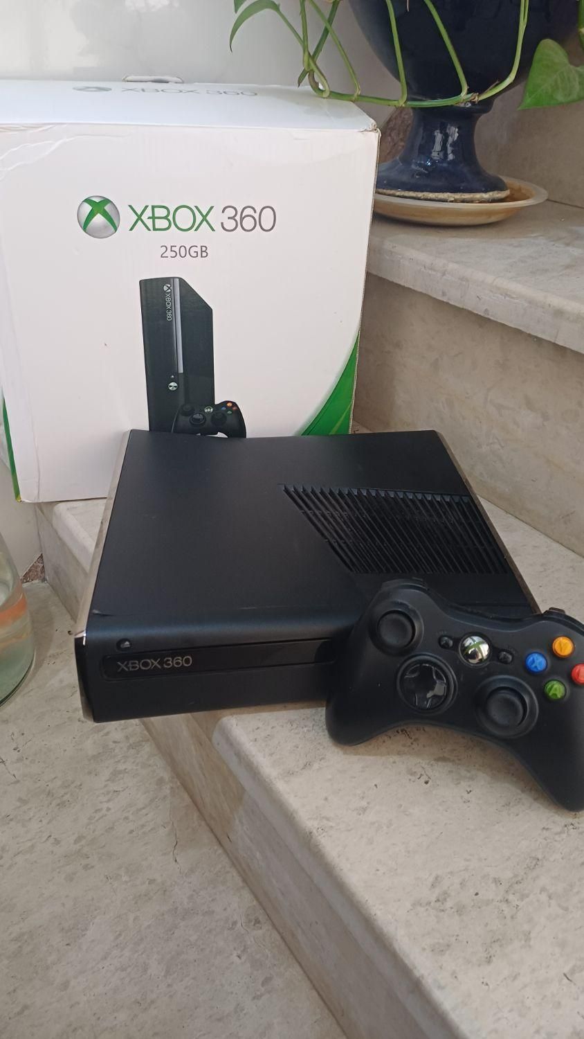 ایکس‌باکس۳۶۰ xbox360 اسلیم جیتک حافظهٔ ۲۵۰g|کنسول، بازی ویدئویی و آنلاین|قم, شاه سید علی|دیوار