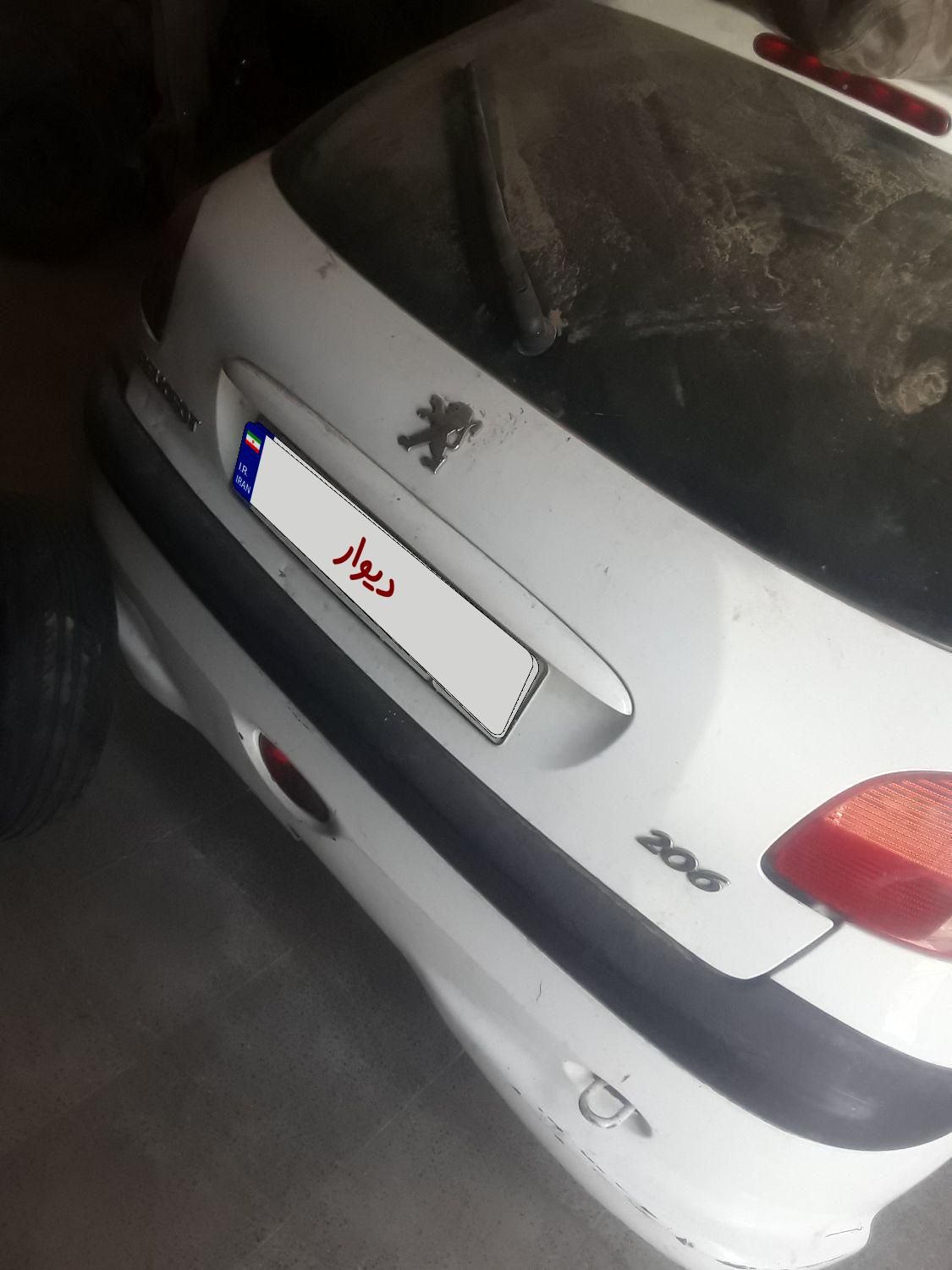 پژو 206 تیپ ۲، مدل ۱۳۸۹|خودرو سواری و وانت|تایباد, |دیوار