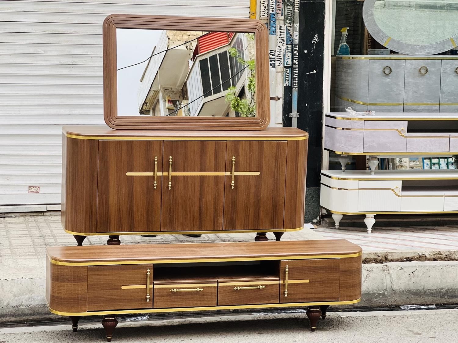 کنسول آینه ست جذاب|بوفه، ویترین، کنسول|کرج, پیشاهنگی|دیوار