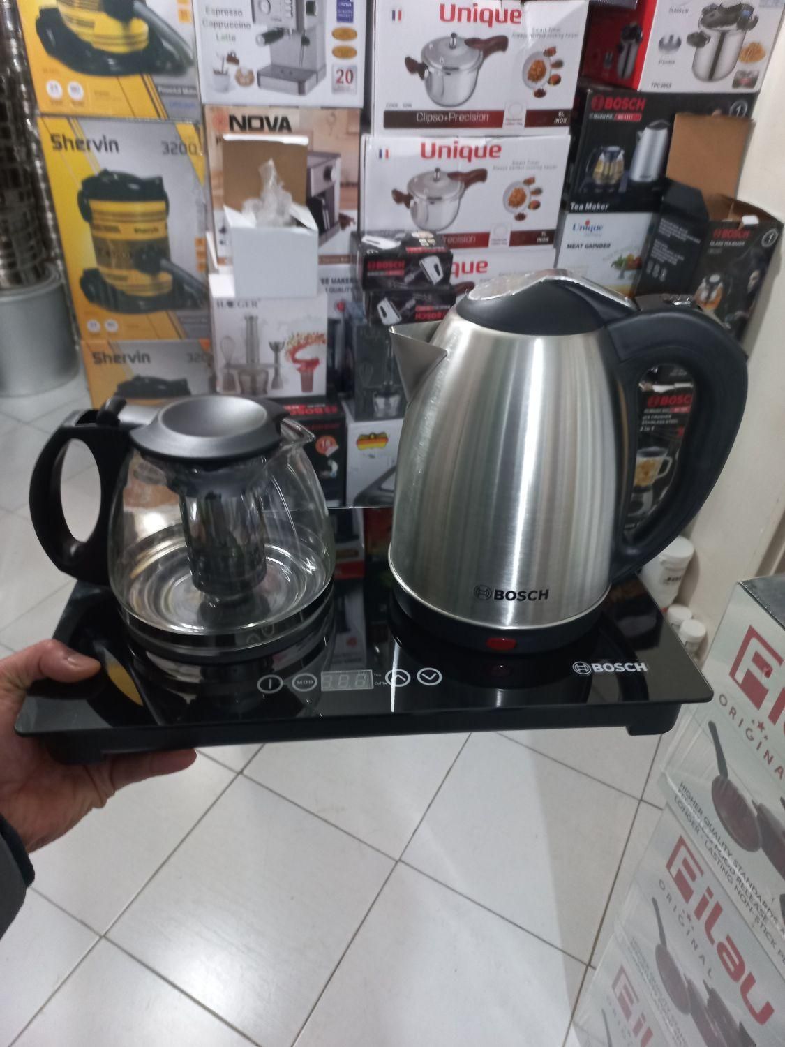 چای ساز چایساز روهمی کنارهمی لمسی|سماور، چای‌ساز، قهوه‌ساز|کرج, مصباح|دیوار