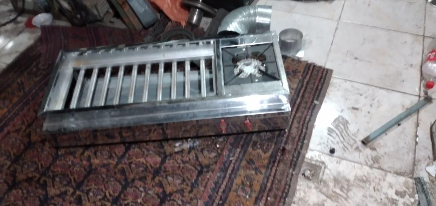 منقل گازی ۳۵×۹۰ کباب پز گازی اجاق دار|اجاق گاز و لوازم برقی پخت‌وپز|مشهد, عامل|دیوار
