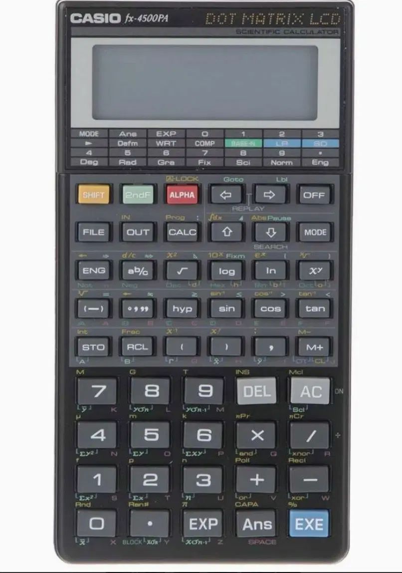 ماشین حساب کاسیو مدل FX-4500PA اصلی (اورجینال)|لوازم التحریر|تهران, نارمک جنوبی|دیوار