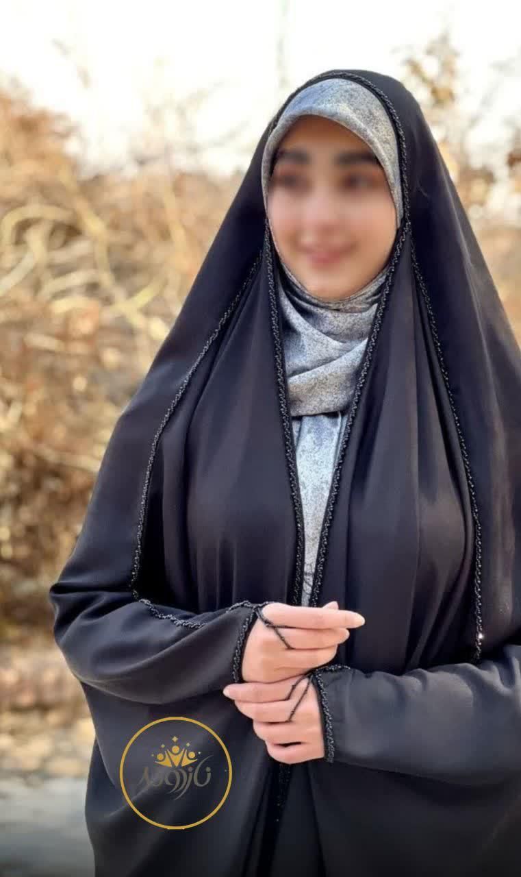 چادر مشکی  کار شده و ساده کد qw45670|لباس|رشت, آزادگان|دیوار