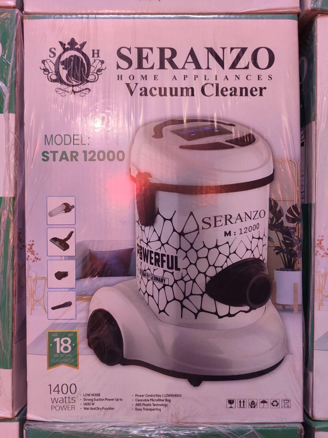 جاروبرقی سطلی سرانزو  لمسی مدل Star12000|جاروبرقی، جارو شارژی، بخارشو|تهران, آبشار تهران (دریاچه)|دیوار