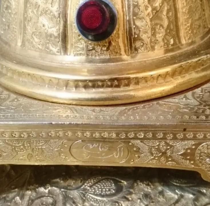 سماور قلمزن آب طلا / استاد اکبر عباسی /اصل و قدیمی|کلکسیون اشیاء عتیقه|تهران, مهران (سیدخندان)|دیوار