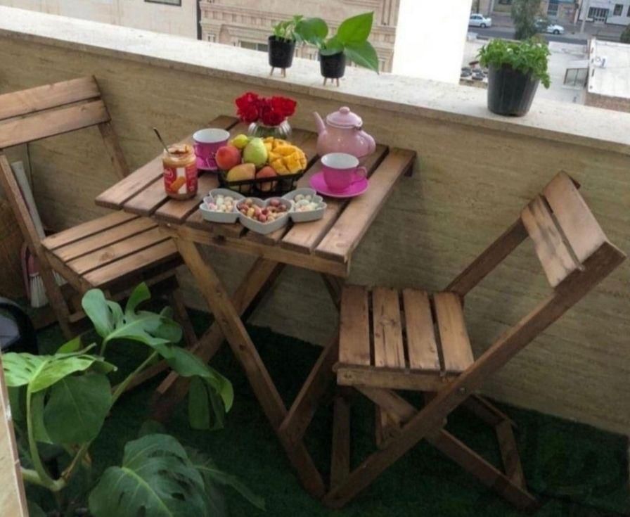 میز و صندلی تاشو چوبی ناهارخوری مدل ایکیا کد 304|میز و صندلی غذاخوری|تهران, نواب|دیوار