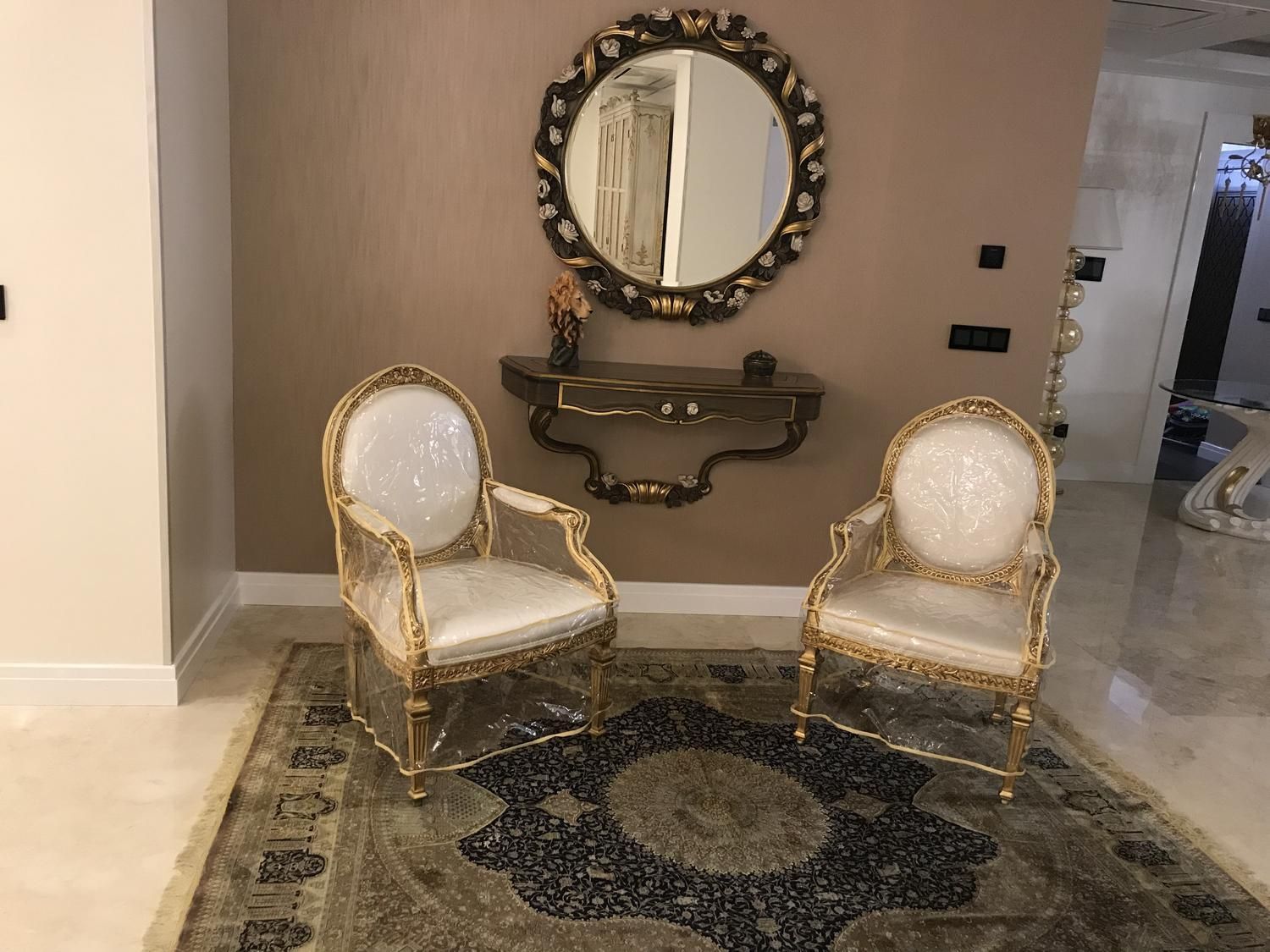 روکش رومبلی پیراهن مبل کاور طلقی ژله ای مشمایی|مبلمان خانگی و میز عسلی|تهران, پونک|دیوار