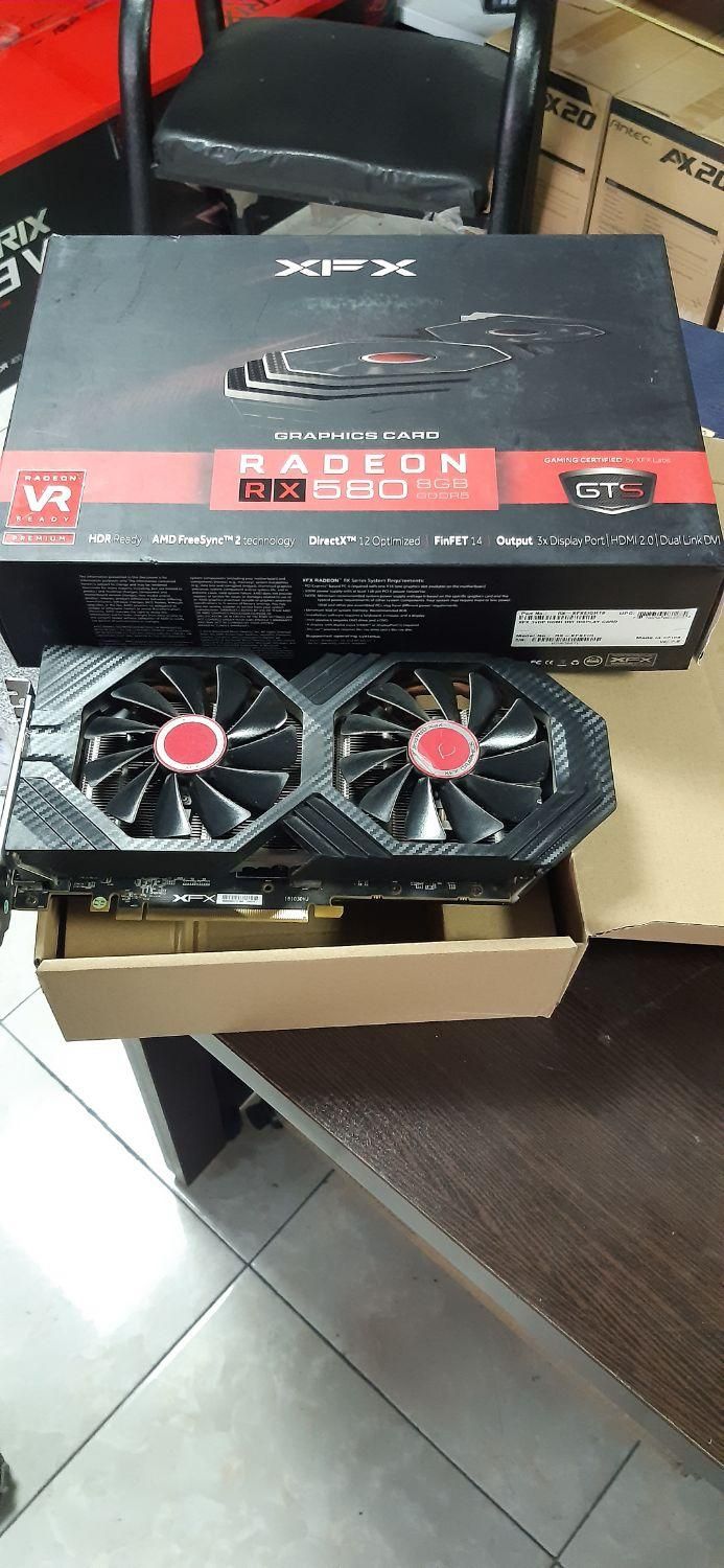 کارت گرافیک rx 580 xfx 8 gig ایکس اف ایکس|قطعات و لوازم جانبی رایانه|تهران, آذربایجان|دیوار
