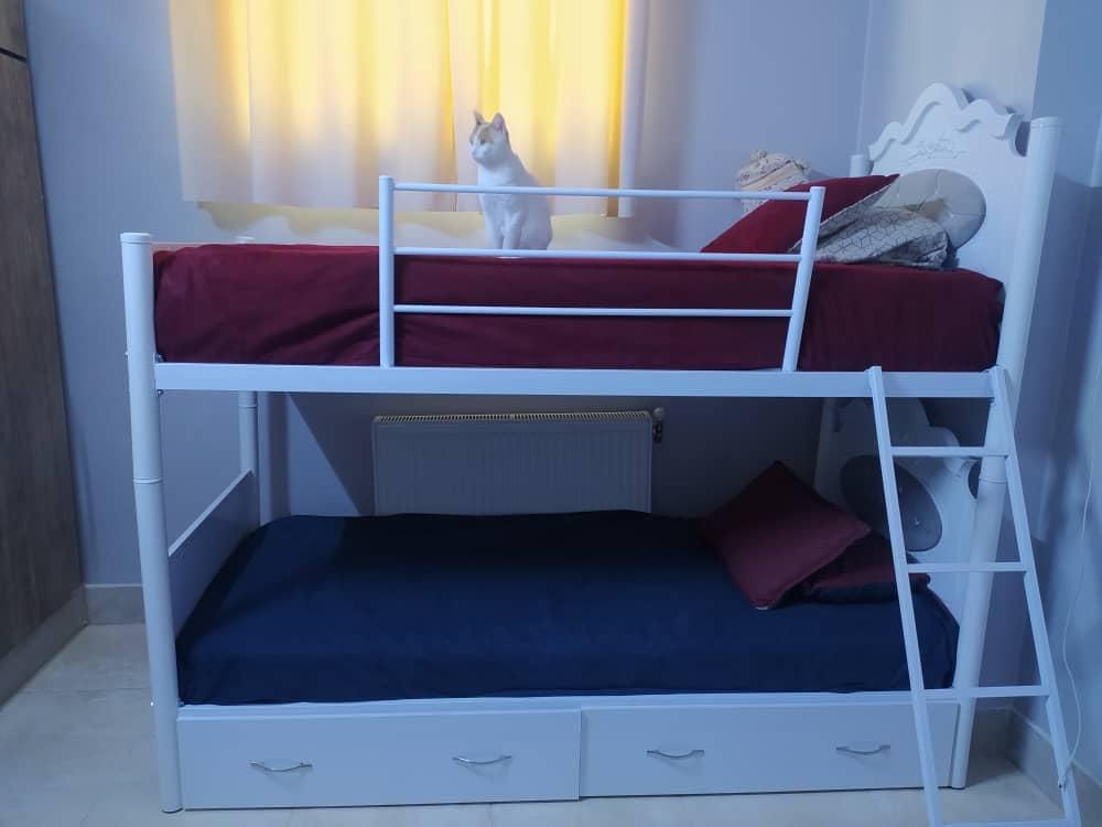 تخت خواب دو طبقه لمسه|تخت و سرویس خواب|اصفهان, هفتون|دیوار