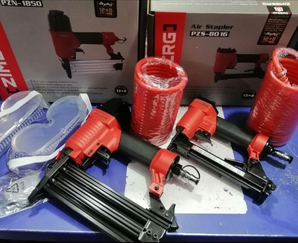 منگنه کوب و میخکوب بادی زیمبرگ با ضمانت کتبی|ابزارآلات|اصفهان, کشاورزی|دیوار