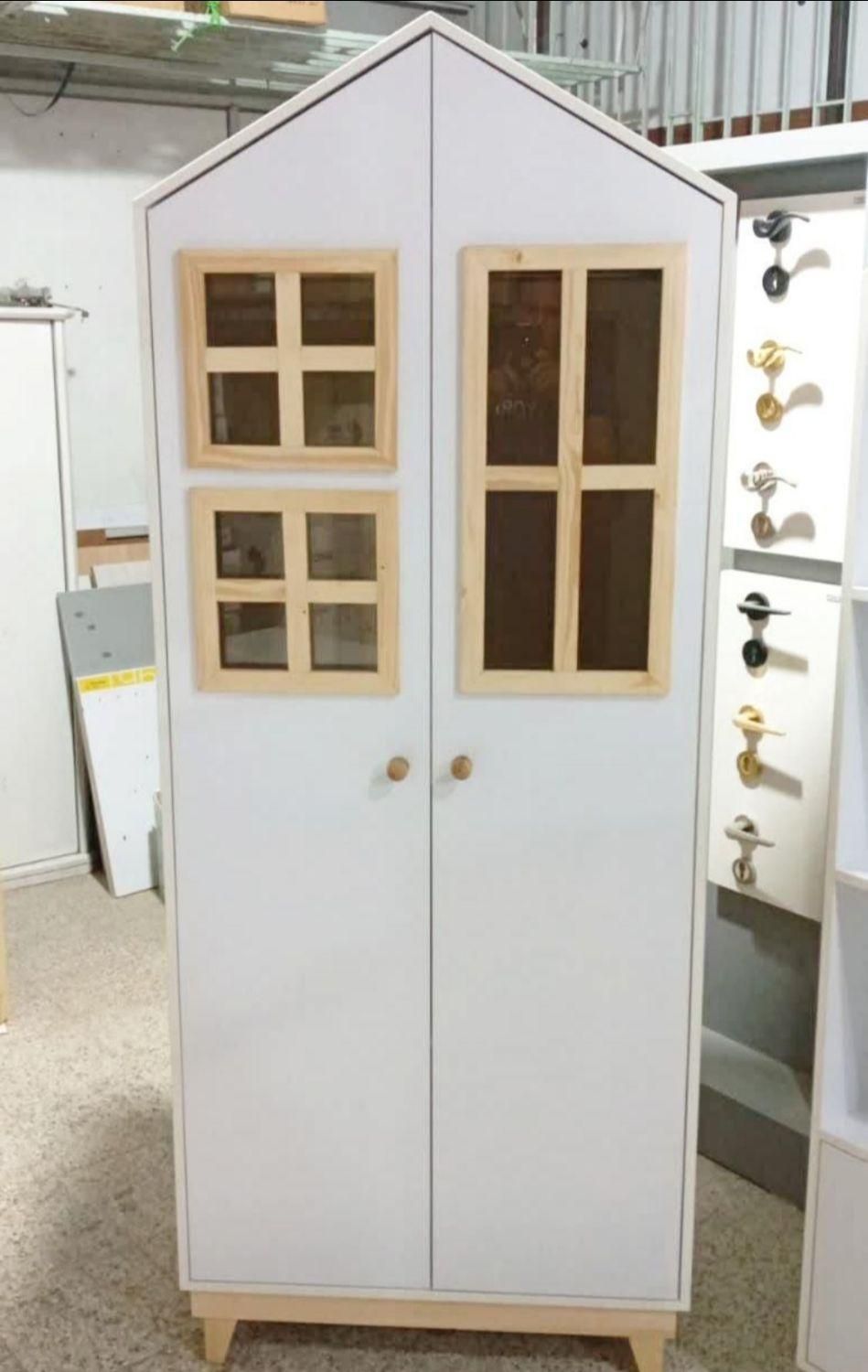 سیسمونی کلبه تخت تمام چوب رگال کمد صندلی شلف چوبی|تخت و صندلی بچه|مشهد, ده دی|دیوار