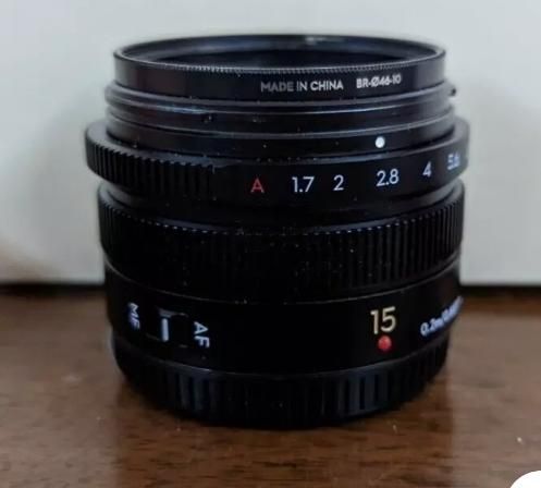 لنز پاناسونیک Panasonic 15 f1.7 المپوس|دوربین عکاسی و فیلم‌برداری|تهران, ستارخان|دیوار